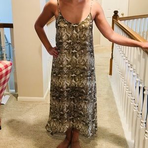 Show Me Your Mumu Snake Print Maxi Dress
